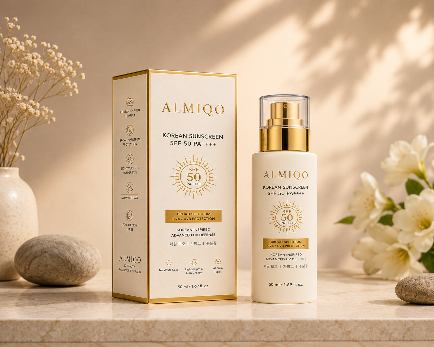 ALMIQO Korean Sunscreen SPF 50