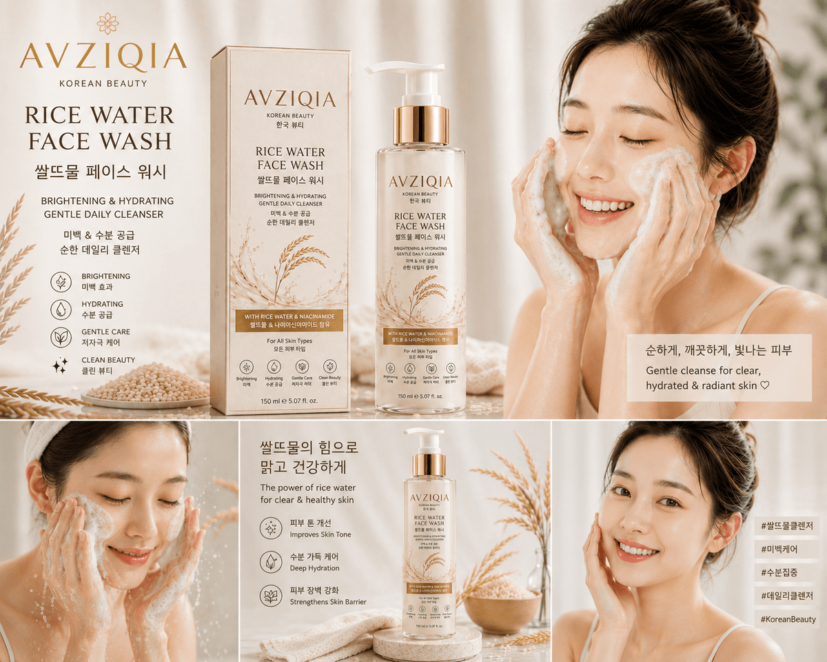AVZIQIA Rice Water Facewash | | Avziqia Korean Beauty