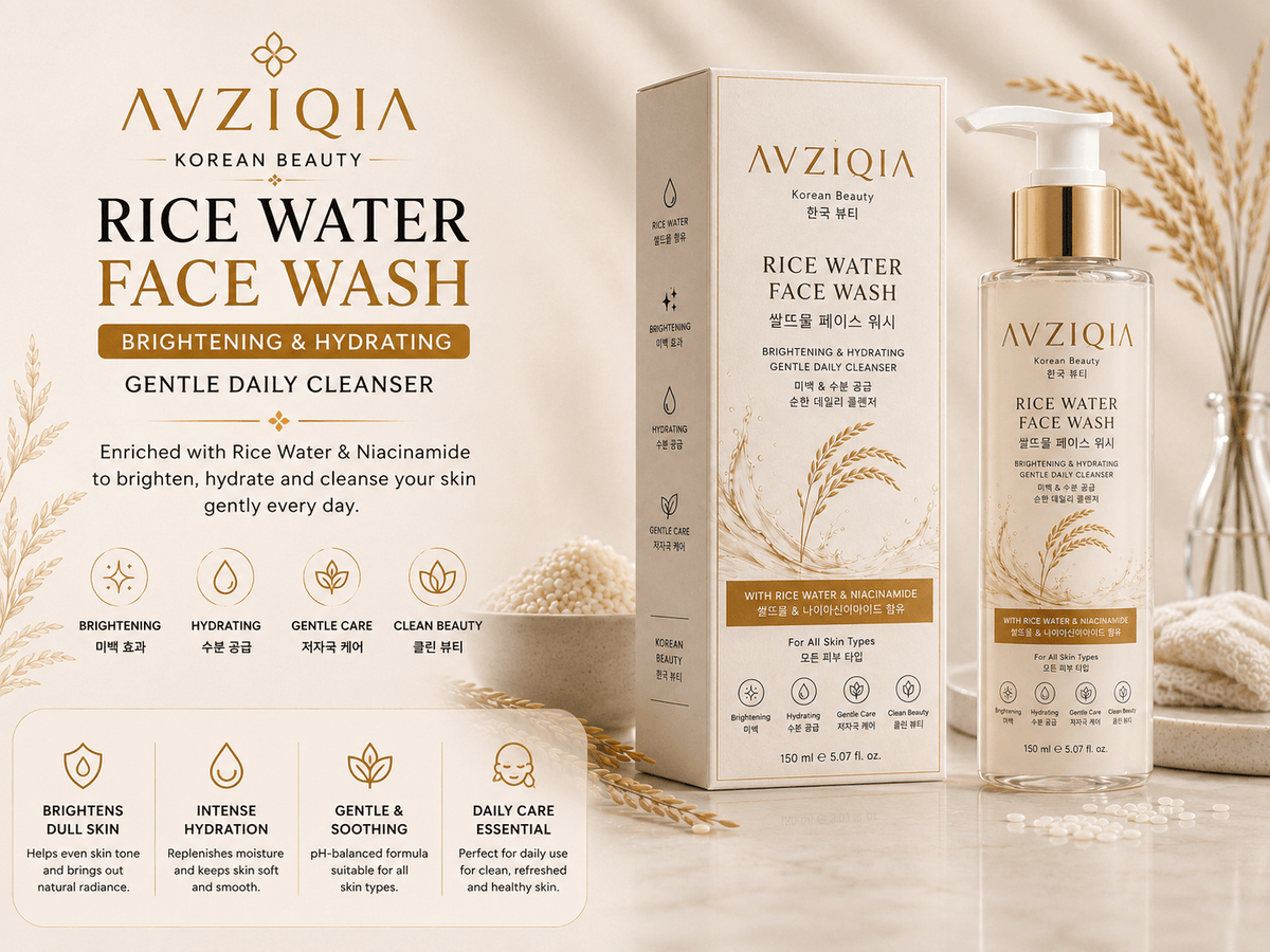 AVZIQIA Rice Water Facewash | | Avziqia Korean Beauty
