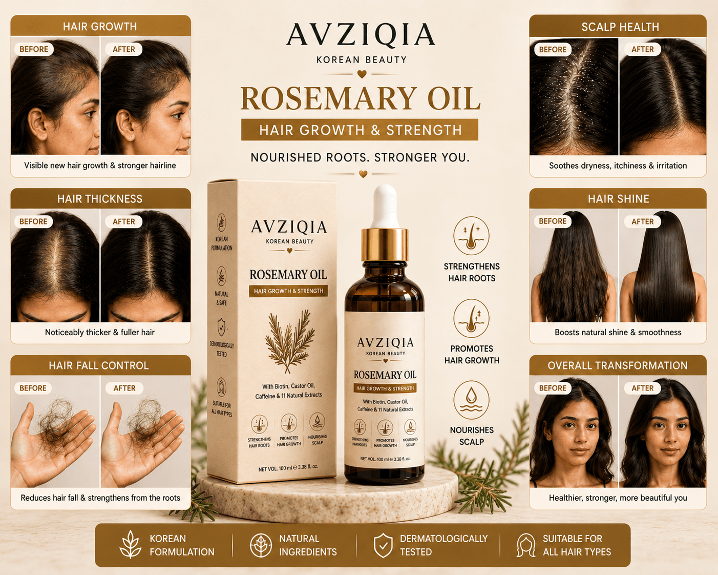 AVZIQIA Rosemary Oil | | Avziqia Korean Beauty